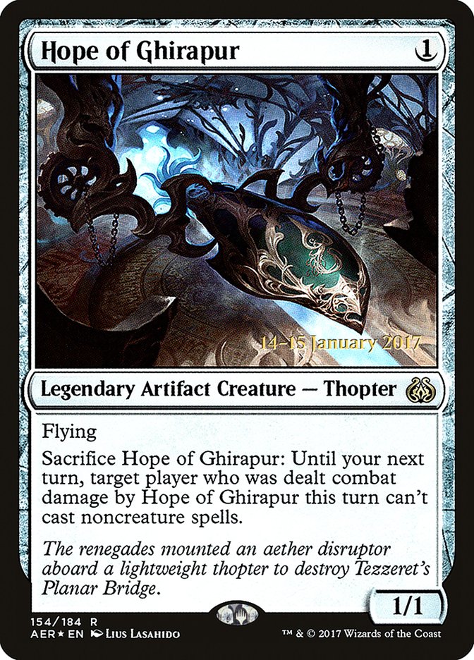 Hope of Ghirapur [Aether Revolt Prerelease Promos] | Impulse Games and Hobbies