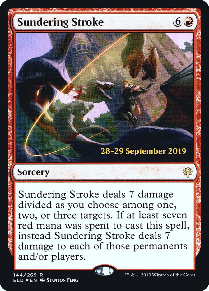 Sundering Stroke  [Throne of Eldraine Prerelease Promos] | Impulse Games and Hobbies