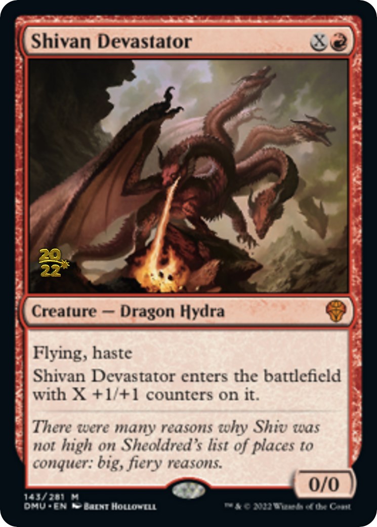 Shivan Devastator [Dominaria United Prerelease Promos] | Impulse Games and Hobbies