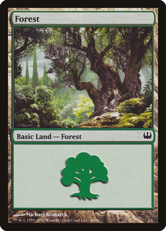 Forest (46) [Duel Decks: Knights vs. Dragons] | Impulse Games and Hobbies