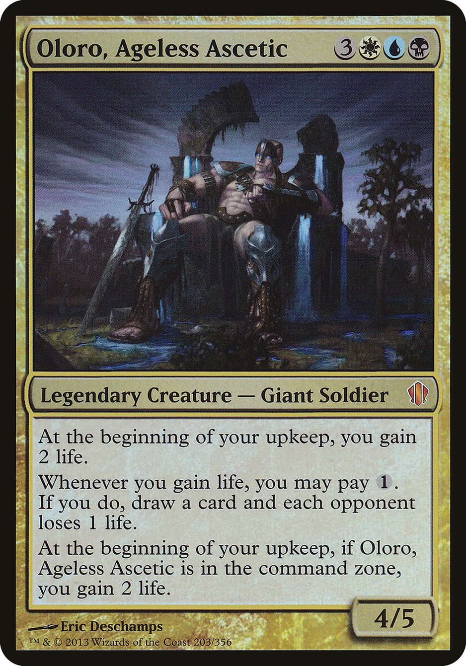 Oloro, Ageless Ascetic (Oversized) [Commander 2013 Oversized] | Impulse Games and Hobbies