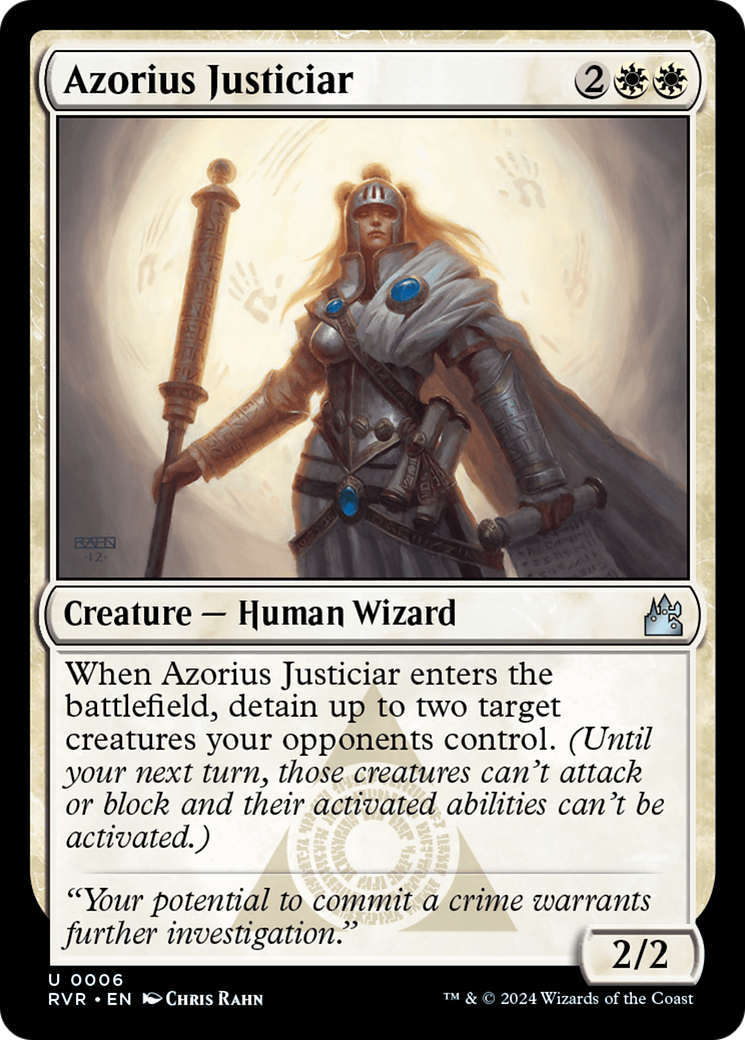 Azorius Justiciar [Ravnica Remastered] | Impulse Games and Hobbies