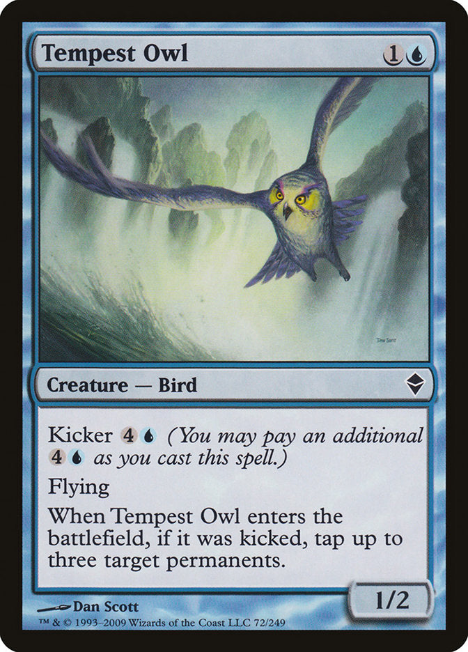 Tempest Owl [Zendikar] | Impulse Games and Hobbies