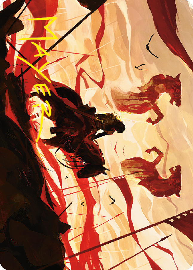 Merry, Esquire of Rohan Art Card (Gold-Stamped Signature) [The Lord of the Rings: Tales of Middle-earth Art Series] | Impulse Games and Hobbies