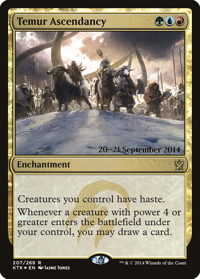 Temur Ascendancy [Khans of Tarkir Prerelease Promos] | Impulse Games and Hobbies