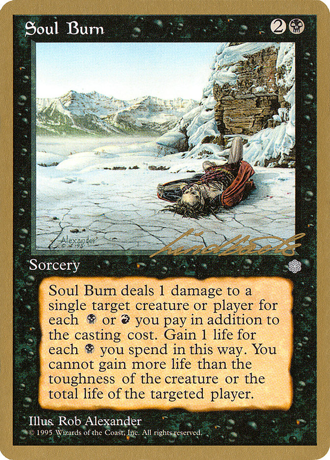 Soul Burn (Leon Lindback) [Pro Tour Collector Set] | Impulse Games and Hobbies