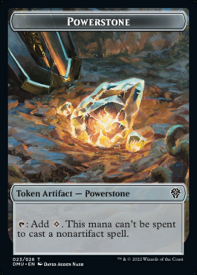 Powerstone Token [Dominaria United Tokens] | Impulse Games and Hobbies