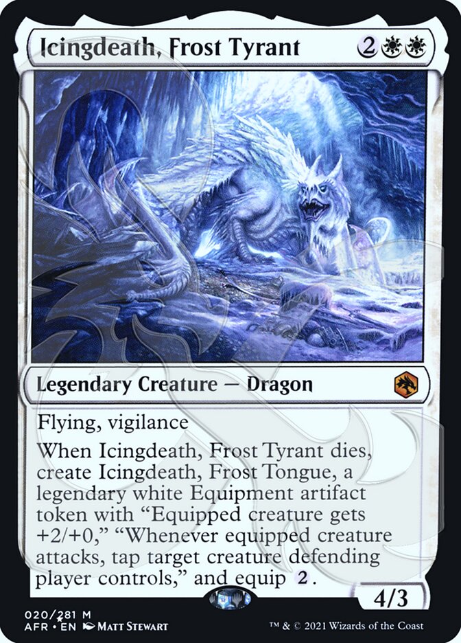 Icingdeath, Frost Tyrant (Ampersand Promo) [Dungeons & Dragons: Adventures in the Forgotten Realms Promos] | Impulse Games and Hobbies