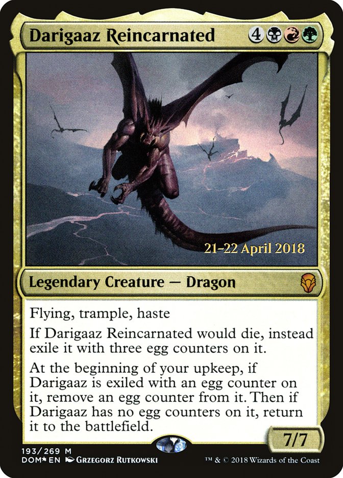 Darigaaz Reincarnated [Dominaria Prerelease Promos] | Impulse Games and Hobbies
