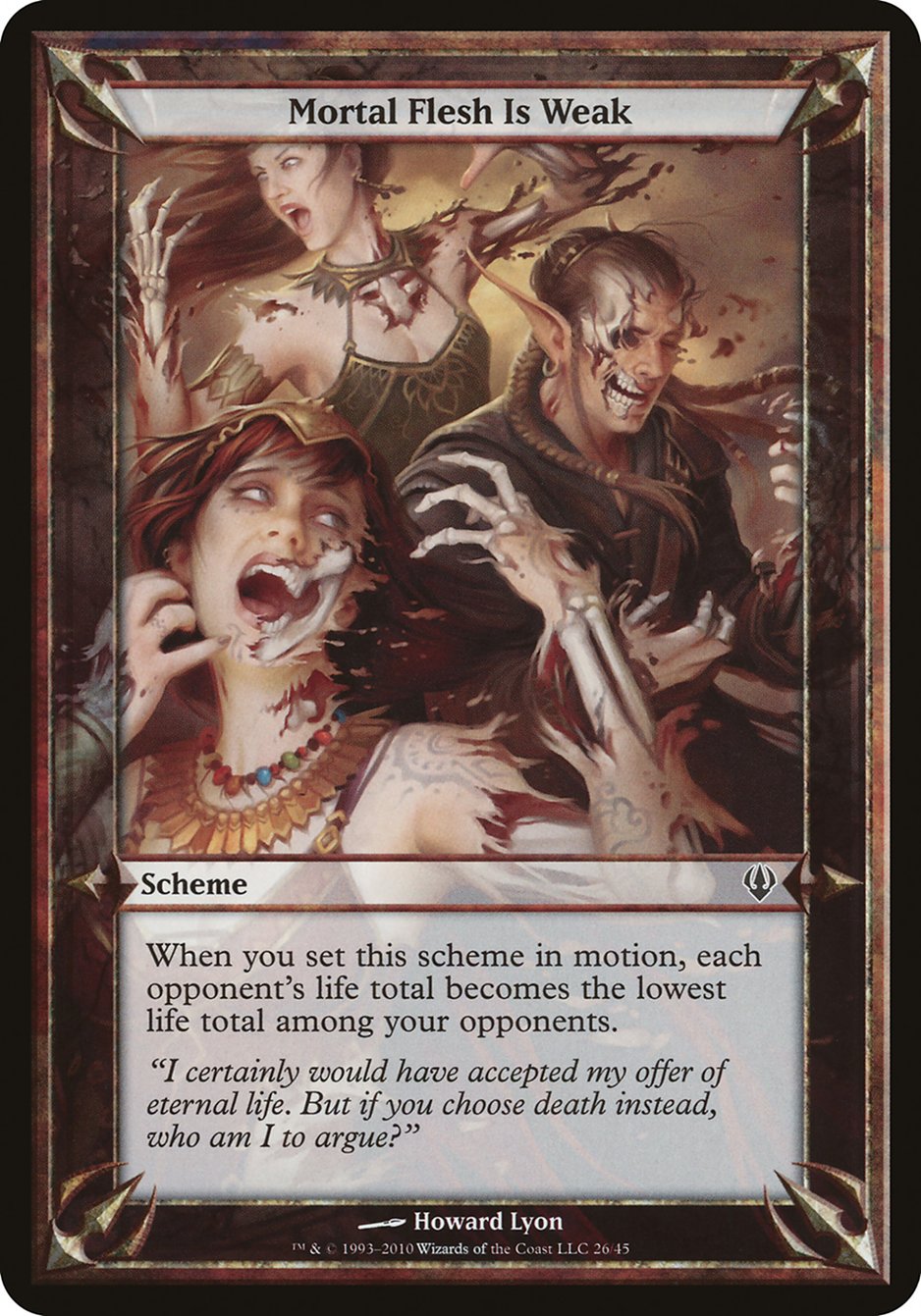 Mortal Flesh Is Weak (Schemes) [Archenemy Schemes] | Impulse Games and Hobbies