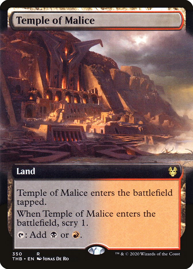 Temple of Malice (Extended Art) [Theros Beyond Death] | Impulse Games and Hobbies
