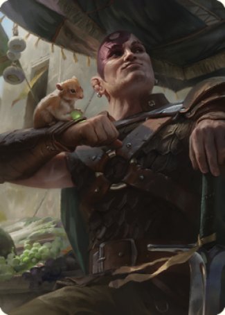 Minsc & Boo, Timeless Heroes Art Card (38) [Commander Legends: Battle for Baldur's Gate Art Series] | Impulse Games and Hobbies