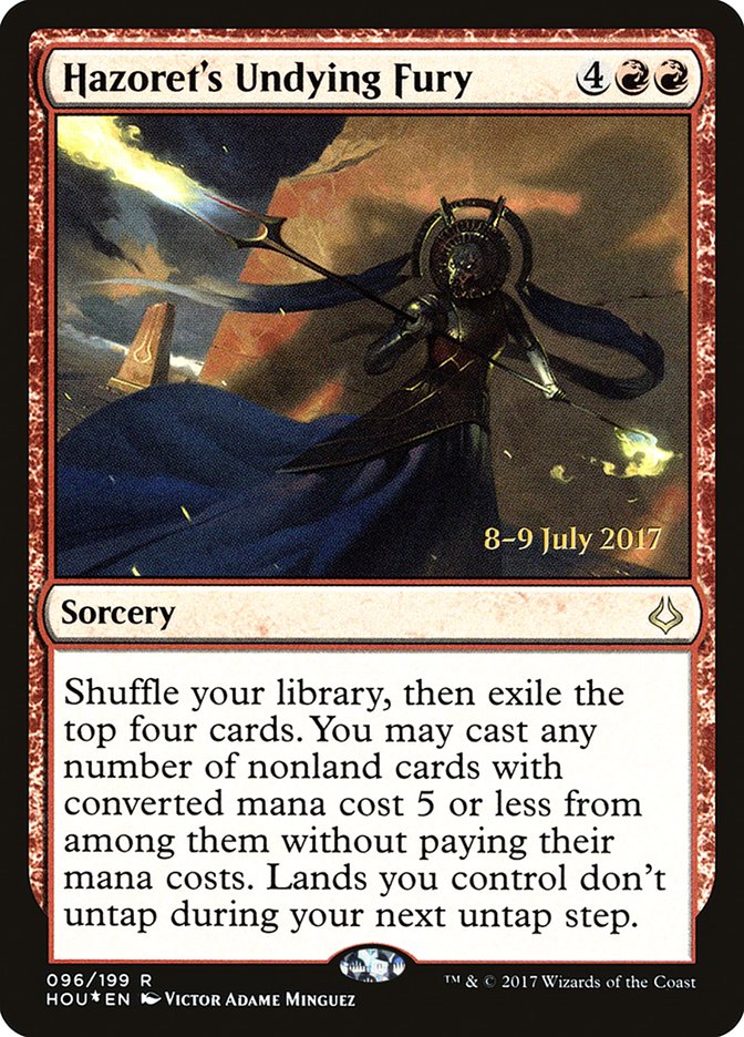 Hazoret's Undying Fury [Hour of Devastation Prerelease Promos] | Impulse Games and Hobbies