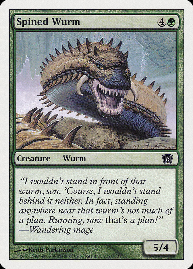 Spined Wurm [Eighth Edition] | Impulse Games and Hobbies