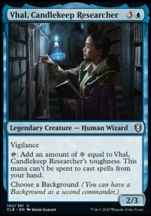 Vhal, Candlekeep Researcher [Commander Legends: Battle for Baldur's Gate] | Impulse Games and Hobbies