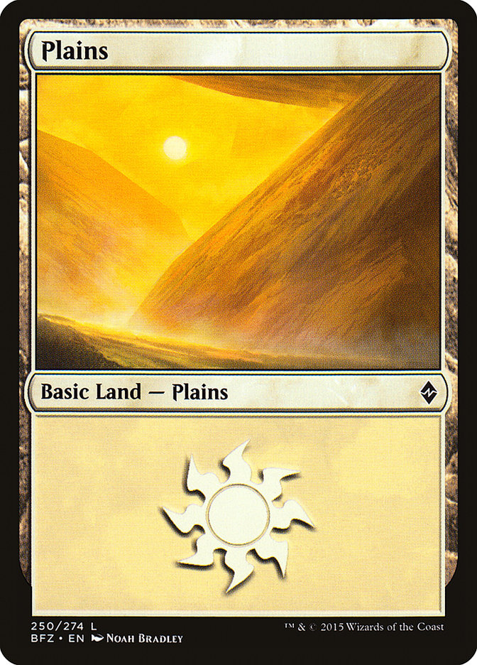 Plains (250) [Battle for Zendikar] | Impulse Games and Hobbies