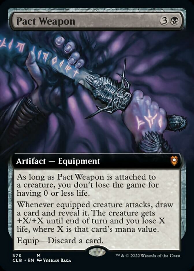 Pact Weapon (Extended Art) [Commander Legends: Battle for Baldur's Gate] | Impulse Games and Hobbies