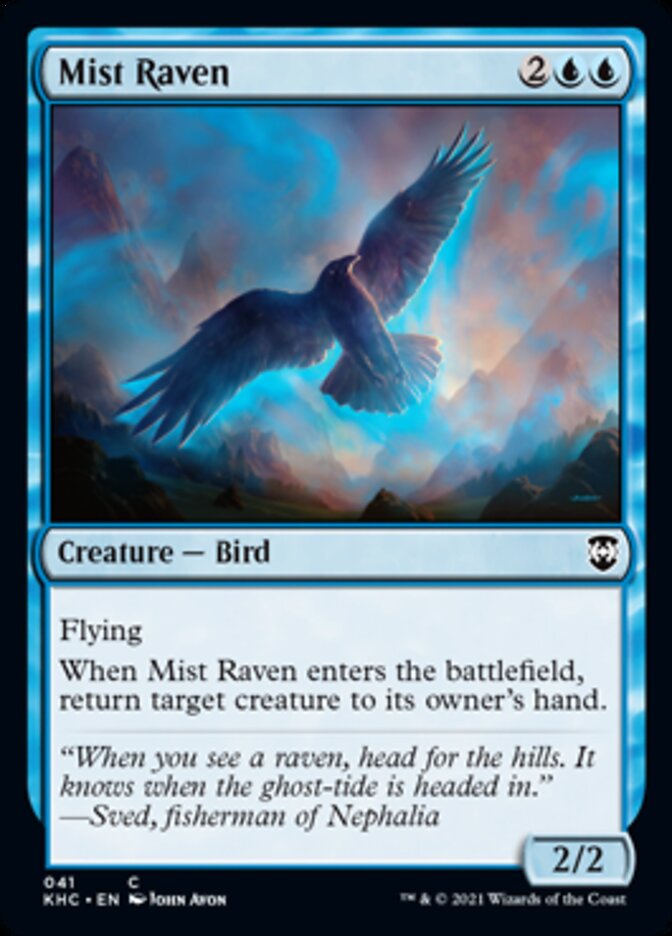 Mist Raven [Kaldheim Commander] | Impulse Games and Hobbies