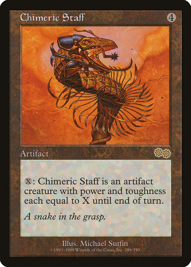 Chimeric Staff [Urza's Saga] | Impulse Games and Hobbies