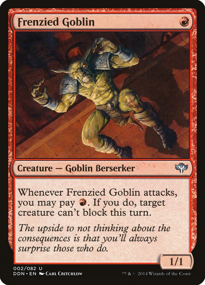 Frenzied Goblin [Duel Decks: Speed vs. Cunning] | Impulse Games and Hobbies