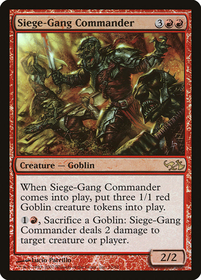 Siege-Gang Commander [Duel Decks: Elves vs. Goblins] | Impulse Games and Hobbies