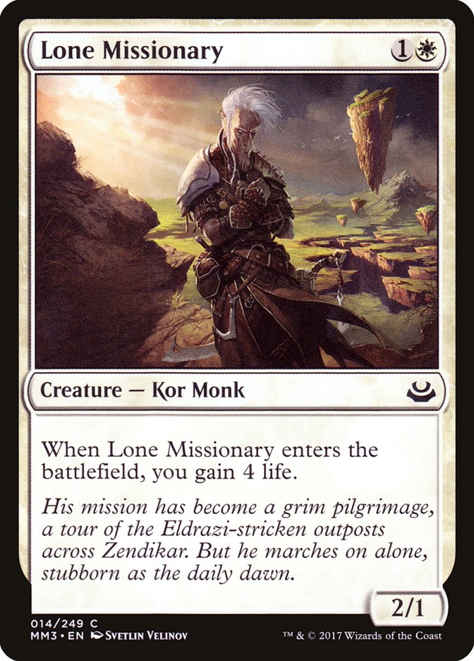 Lone Missionary [Modern Masters 2017] | Impulse Games and Hobbies