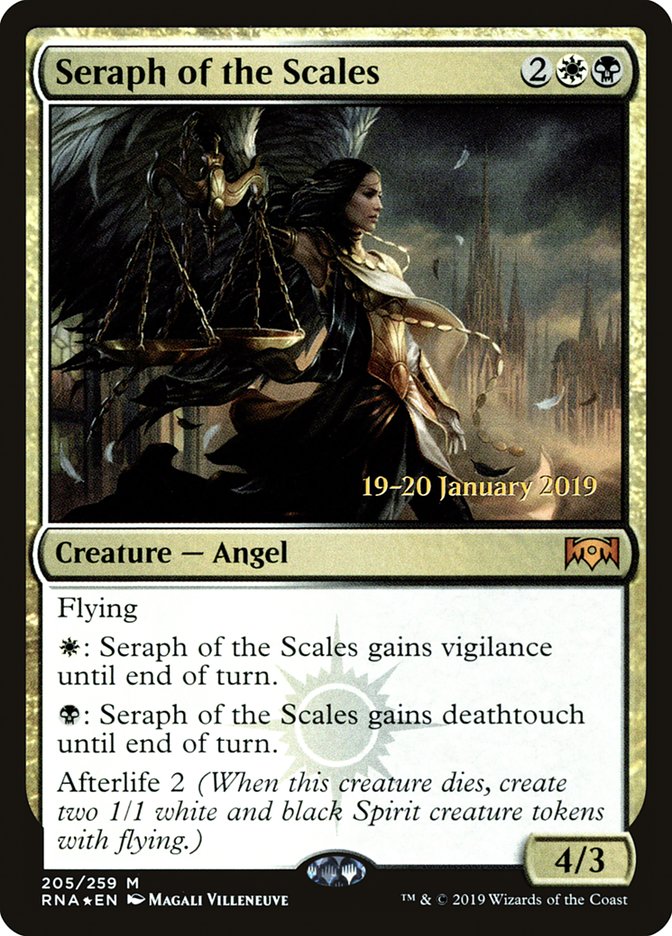 Seraph of the Scales [Ravnica Allegiance Prerelease Promos] | Impulse Games and Hobbies