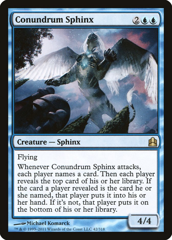 Conundrum Sphinx [Commander 2011] | Impulse Games and Hobbies