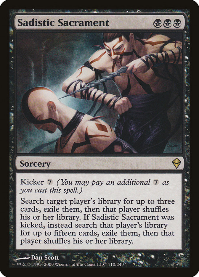 Sadistic Sacrament [Zendikar] | Impulse Games and Hobbies
