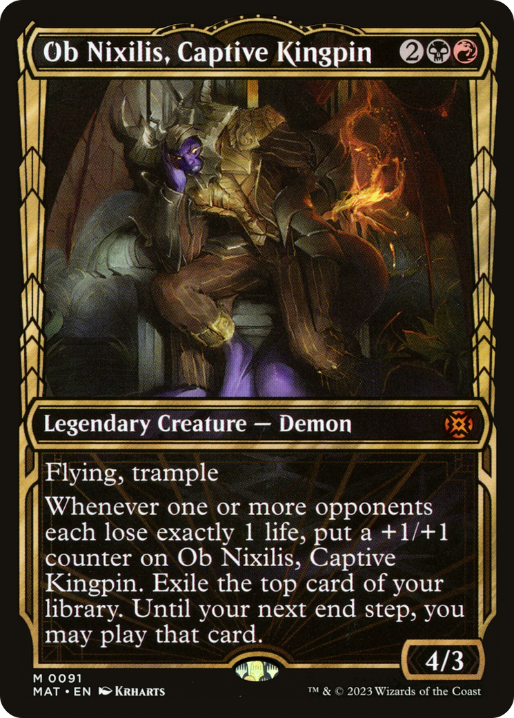 Ob Nixilis, Captive Kingpin (Showcase) [March of the Machine: The Aftermath] | Impulse Games and Hobbies