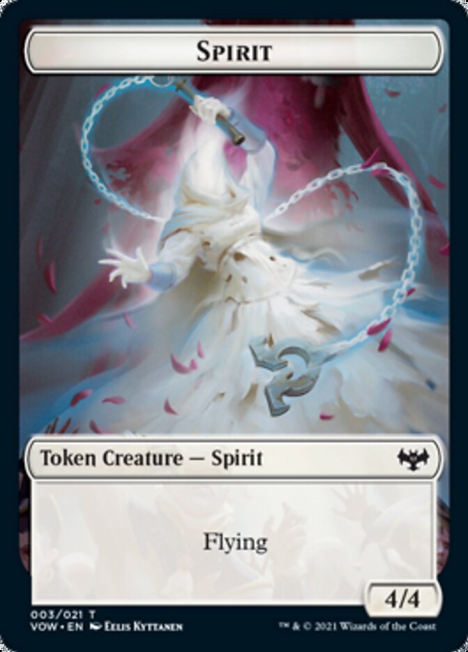 Spirit Token (003) [Innistrad: Crimson Vow Tokens] | Impulse Games and Hobbies