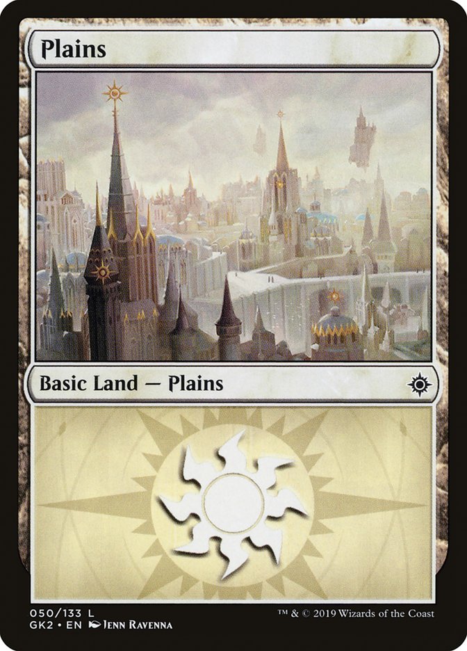 Plains (50) [Ravnica Allegiance Guild Kit] | Impulse Games and Hobbies