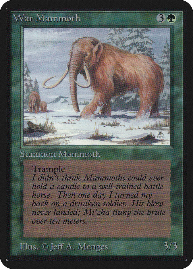 War Mammoth [Alpha Edition] | Impulse Games and Hobbies