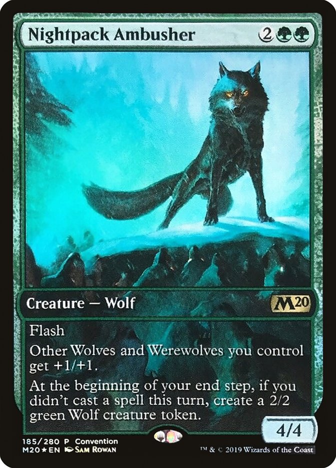 Nightpack Ambusher (Convention) (Full Art) [Core Set 2020 Promos] | Impulse Games and Hobbies