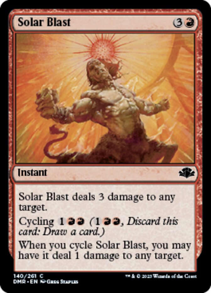 Solar Blast [Dominaria Remastered] | Impulse Games and Hobbies