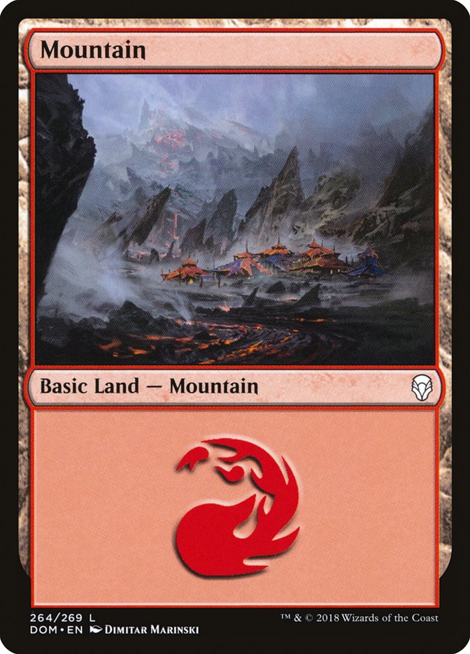 Mountain (264) [Dominaria] | Impulse Games and Hobbies