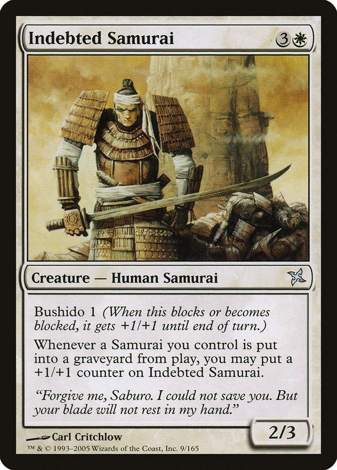 Indebted Samurai [Betrayers of Kamigawa] | Impulse Games and Hobbies