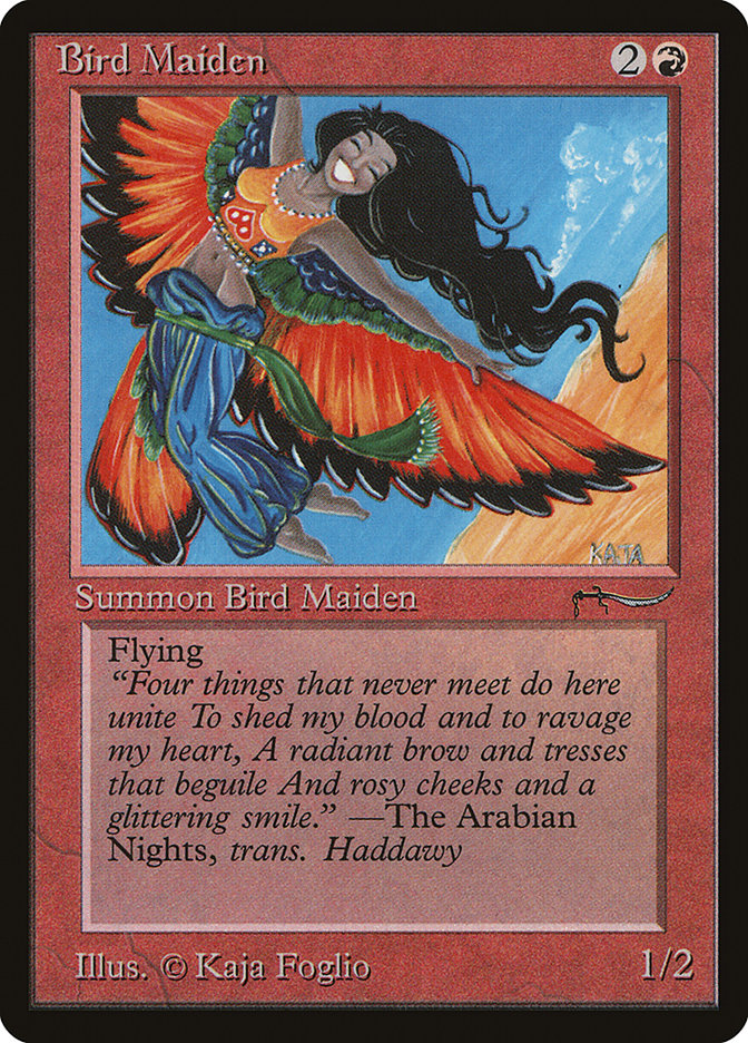 Bird Maiden (Light Mana Cost) [Arabian Nights] | Impulse Games and Hobbies
