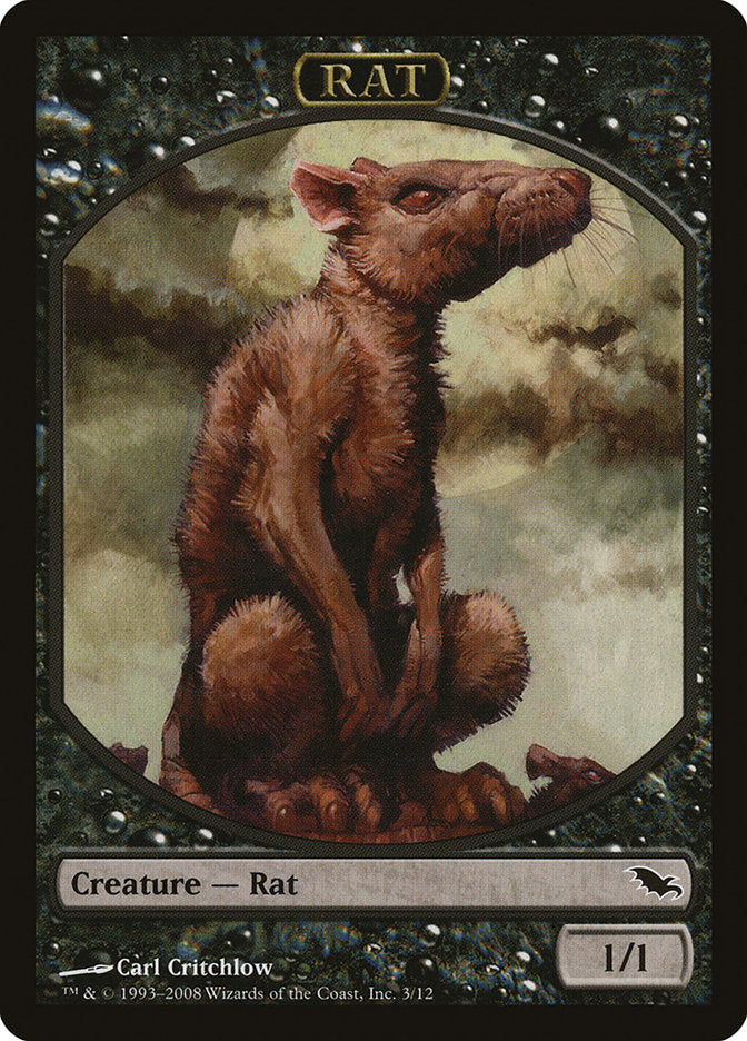 Rat Token [Shadowmoor Tokens] | Impulse Games and Hobbies