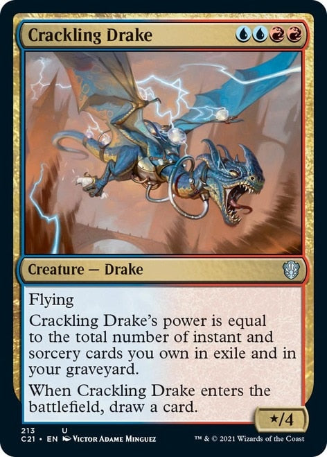 Crackling Drake [Commander 2021] | Impulse Games and Hobbies