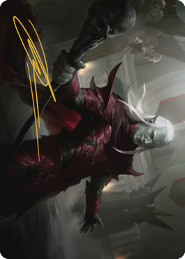 Baeloth Barrityl, Entertainer Art Card (Gold-Stamped Signature) [Commander Legends: Battle for Baldur's Gate Art Series] | Impulse Games and Hobbies