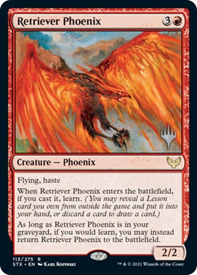 Retriever Phoenix (Promo Pack) [Strixhaven: School of Mages Promos] | Impulse Games and Hobbies