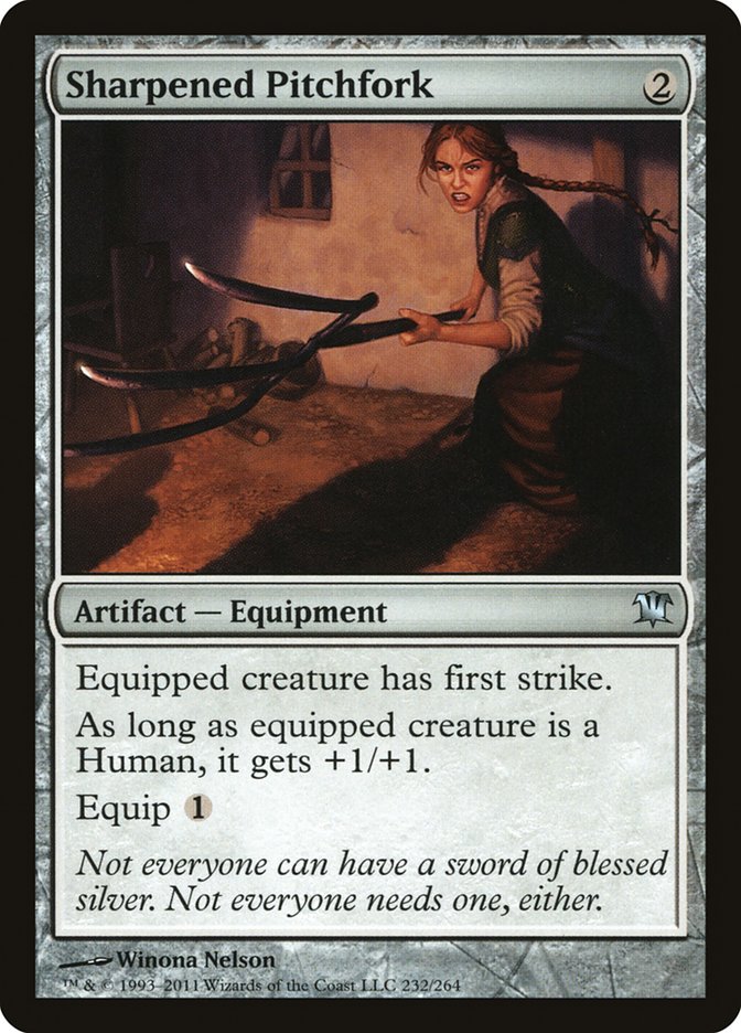 Sharpened Pitchfork [Innistrad] | Impulse Games and Hobbies