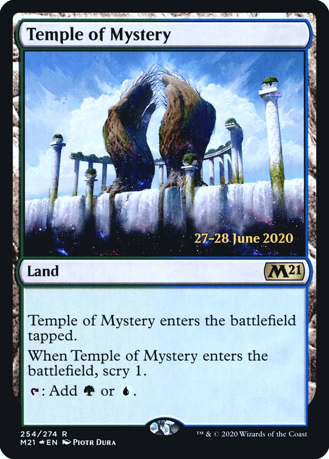 Temple of Mystery  [Core Set 2021 Prerelease Promos] | Impulse Games and Hobbies