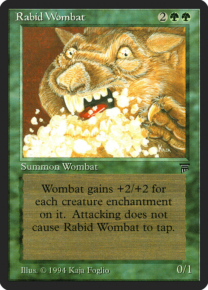 Rabid Wombat [Legends] | Impulse Games and Hobbies