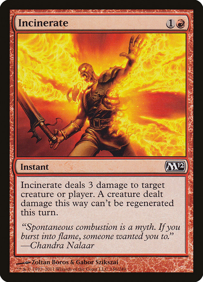 Incinerate [Magic 2012] | Impulse Games and Hobbies