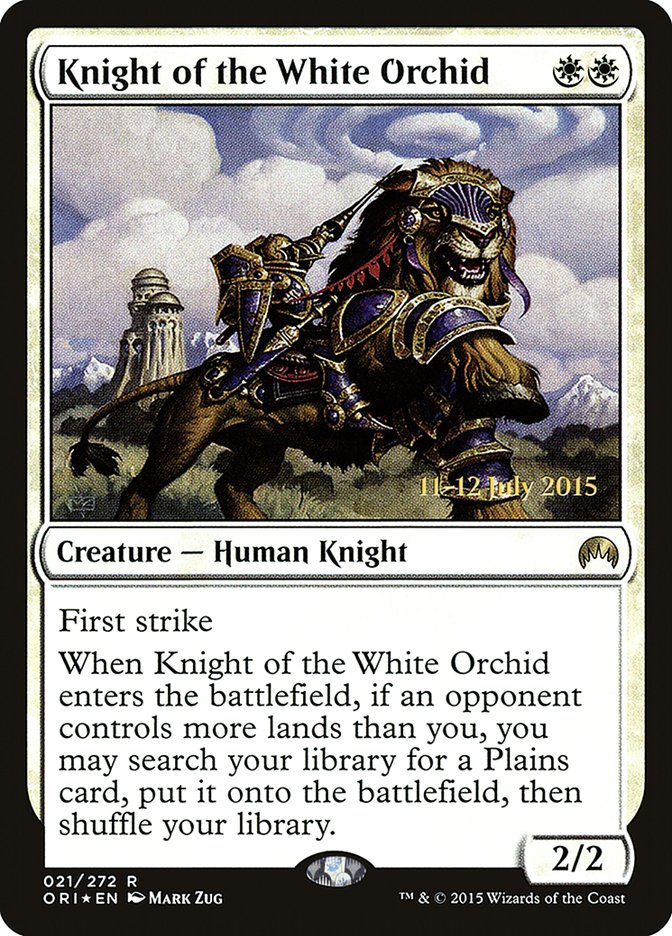Knight of the White Orchid [Magic Origins Prerelease Promos] | Impulse Games and Hobbies