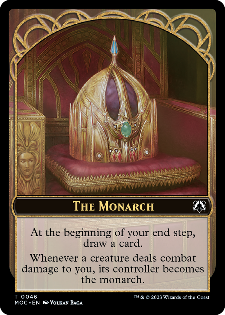 The Monarch // Shapeshifter Double-Sided Token [March of the Machine Commander Tokens] | Impulse Games and Hobbies