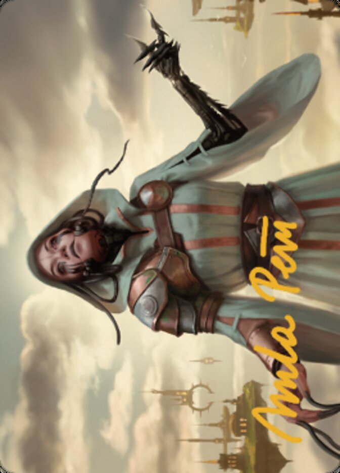 Phyrexian Missionary Art Card (Gold-Stamped Signature) [Dominaria United Art Series] | Impulse Games and Hobbies
