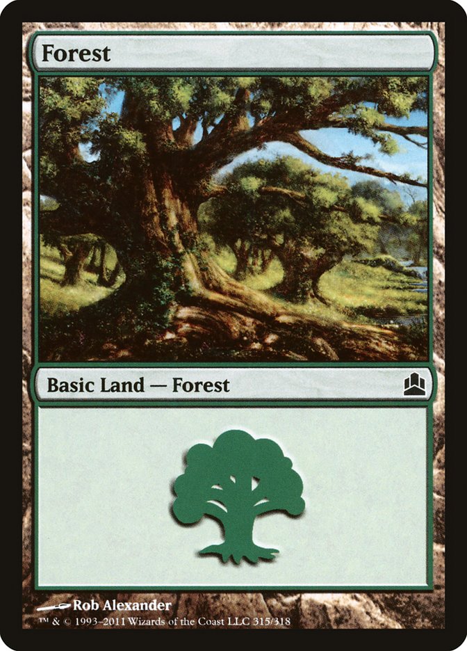 Forest (315) [Commander 2011] | Impulse Games and Hobbies